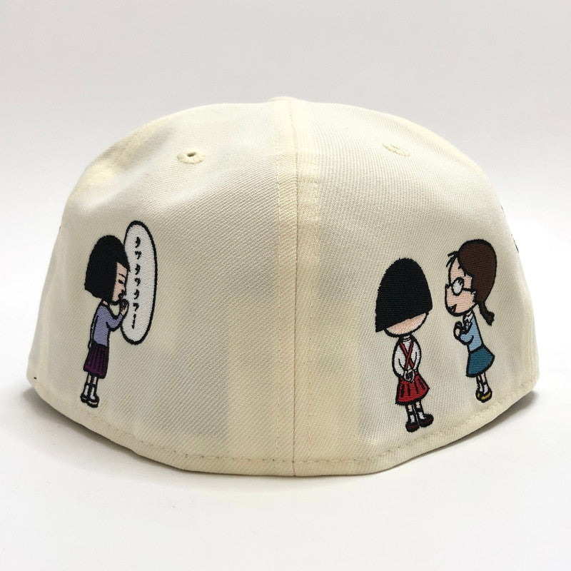 【中古美品】【メンズ/レディース】 NEW ERA ニューエラ × ちびまる子ちゃん 59FIFTY キャップ 帽子 185-251128-rs-03-fur サイズ：7 5/8 (60.6cm) カラー：アイボリー系 万代Net店