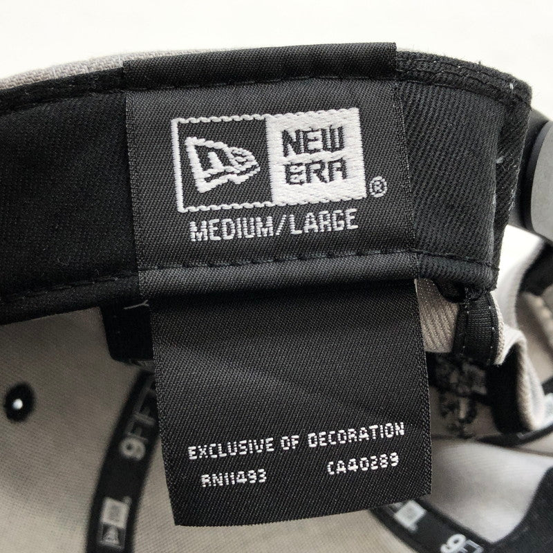 【中古品】【メンズ/レディース】 NEW ERA ニューエラ × ちびまる子ちゃん 9FIFTY キャップ 帽子 185-251128-rs-04-fur サイズ：M/L カラー：グレー/ブラック 万代Net店