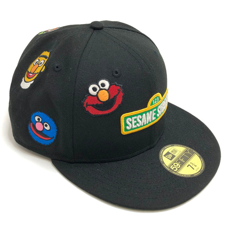 【中古品】【メンズ/レディース】 NEW ERA ニューエラ × SESAME STREET 59FIFTY キャップ 帽子 185-251128-rs-05-fur サイズ：7 3/4 (61.5cm) カラー：ブラック 万代Net店