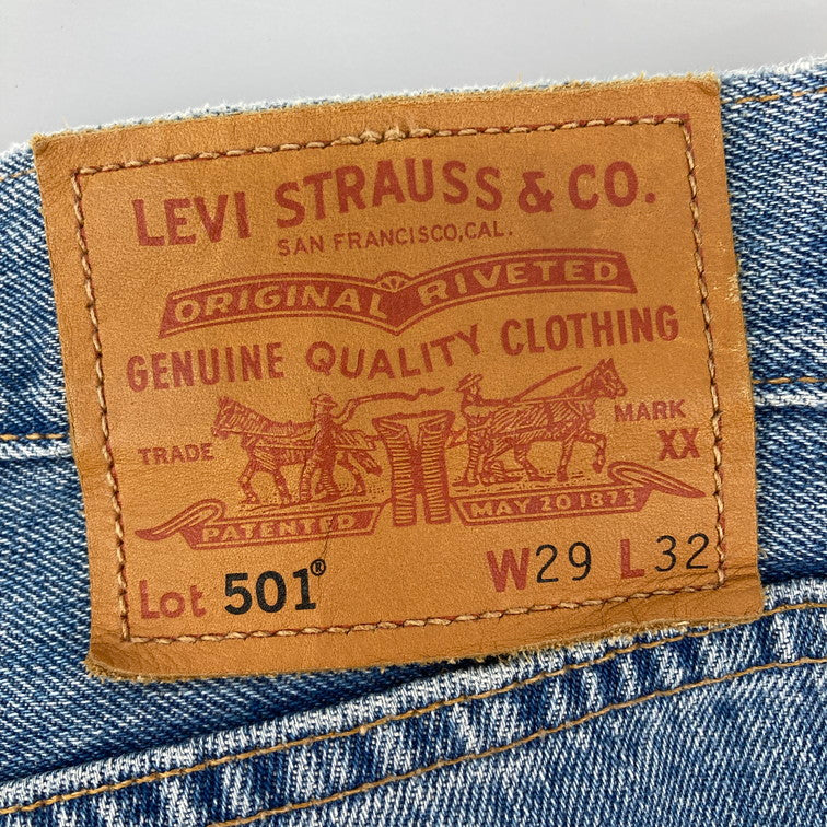 【中古品】【メンズ】 Levi's リーバイス デニム Lot 501 158-260124-WA-03-iwa カラー：ライトブルー 万代Net店