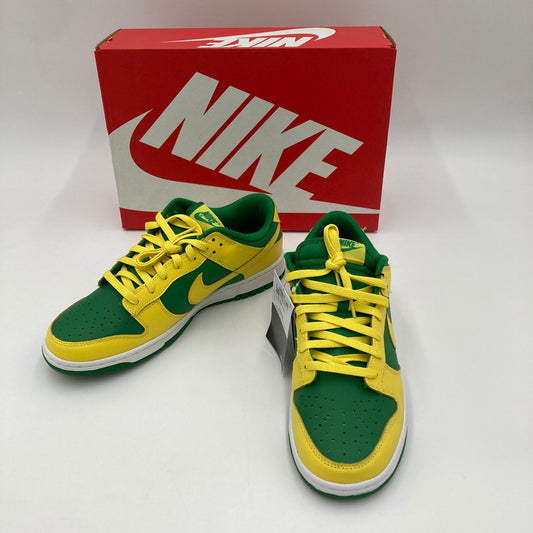【中古美品】【メンズ】 NIKE ナイキ ダンク ロー レトロ ブラジル DUNK LOW RETRO BTTYS DV0833-300 靴 スニーカー シューズ 160-241223-OR-01-iwa サイズ：28cm カラー：APPLE GREEN/YELLOW STRIKE 万代Net店