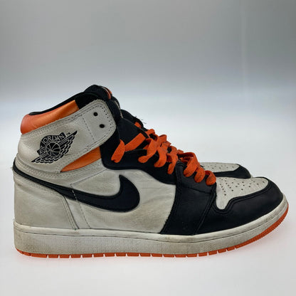 【中古品】【メンズ】 NIKE ナイキ 555088-180 Air Jordan 1 Retro High OG Electro Orange エア ジョーダン 1 レトロ ハイ スニーカー 160-251019-WA-01-iwa サイズ：27.5 カラー：WHITE/BLACK-ELECTRO ORANGE 万代Net店