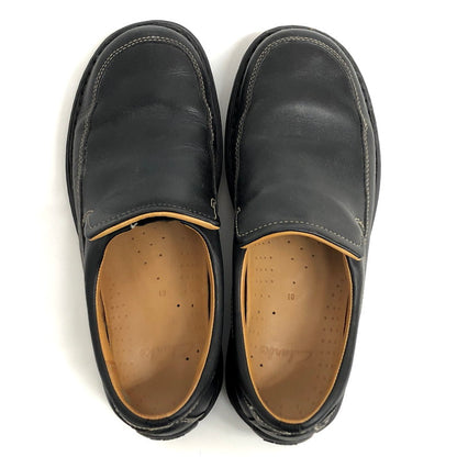 【現状渡し品】【メンズ】 Clarks クラークス 500690 ネイチャーイージー レザーシューズ スリッポン 靴 165-251128-rs-06-fur サイズ：UK8 1/2G (26.5cm相当) カラー：ブラック 万代Net店