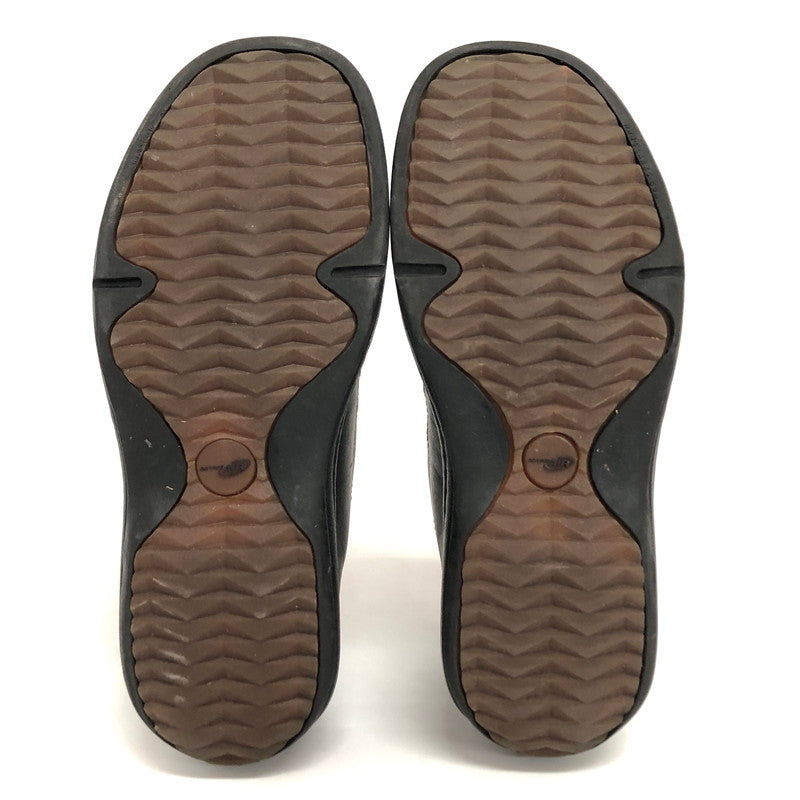 【現状渡し品】【メンズ】 Clarks クラークス 500690 ネイチャーイージー レザーシューズ スリッポン 靴 165-251128-rs-06-fur サイズ：UK8 1/2G (26.5cm相当) カラー：ブラック 万代Net店