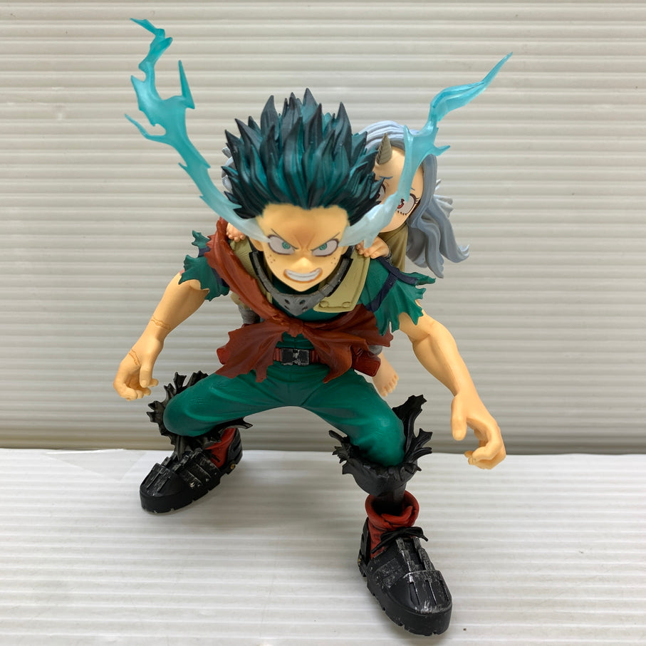 【現状渡し品】 一番くじ 僕のヒーローアカデミア bright future A賞 緑谷出久＆壊理フィギュア バンダイ 箱あり 051-260828-YT-07-min 万代Net店