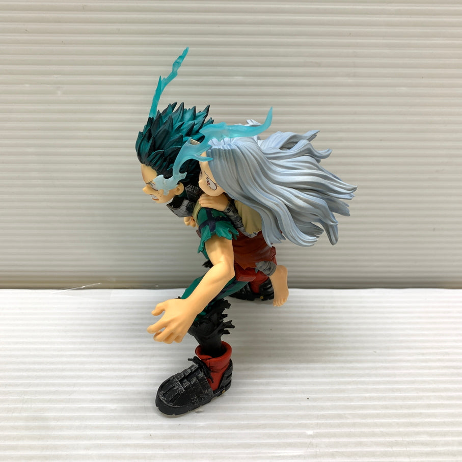 【現状渡し品】 一番くじ 僕のヒーローアカデミア bright future A賞 緑谷出久＆壊理フィギュア バンダイ 箱あり 051-260828-YT-07-min 万代Net店