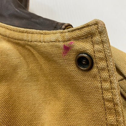 【現状渡し品】【メンズ】 WOOLRICH ウールリッチ 80's DUCK HUNTING JACKET VINTAGE 80年代 ダック ハンティングジャケット ライトアウター ヴィンテージ 144-251128-yy-14-tei サイズ：L カラー：ベージュ 万代Net店