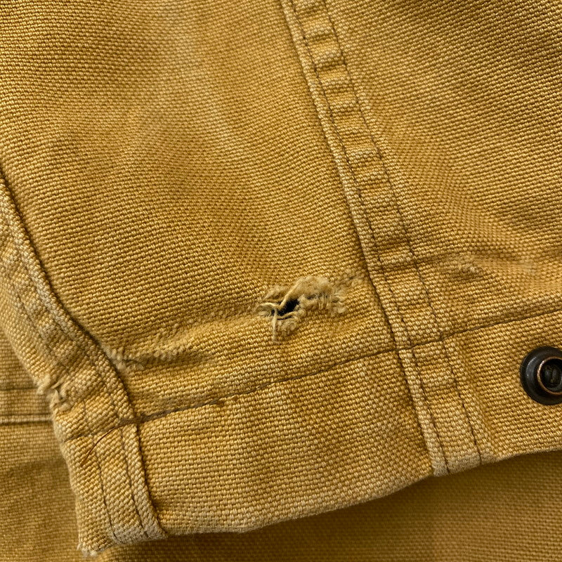 【現状渡し品】【メンズ】 WOOLRICH ウールリッチ 80's DUCK HUNTING JACKET VINTAGE 80年代 ダック ハンティングジャケット ライトアウター ヴィンテージ 144-251128-yy-14-tei サイズ：L カラー：ベージュ 万代Net店