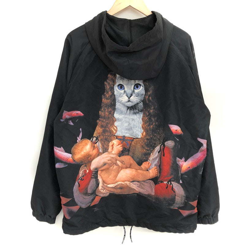 【現状渡し品】【メンズ】 RIPNDIP リップンディップ Mother Fish Baby Hooded Coach Jacket コーチジャケット アウター ストリート系 142-250827-rs-04-fur サイズ：M カラー：ブラック 万代Net店