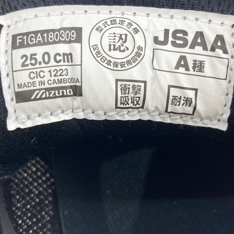 【中古品】【メンズ/レディース】 Mizuno ミズノ F1GA180309 スニーカー シューズ 靴 本体のみ（箱なし） 165-251019-WA-04-iwa サイズ：25 カラー：ブラック系 万代Net店