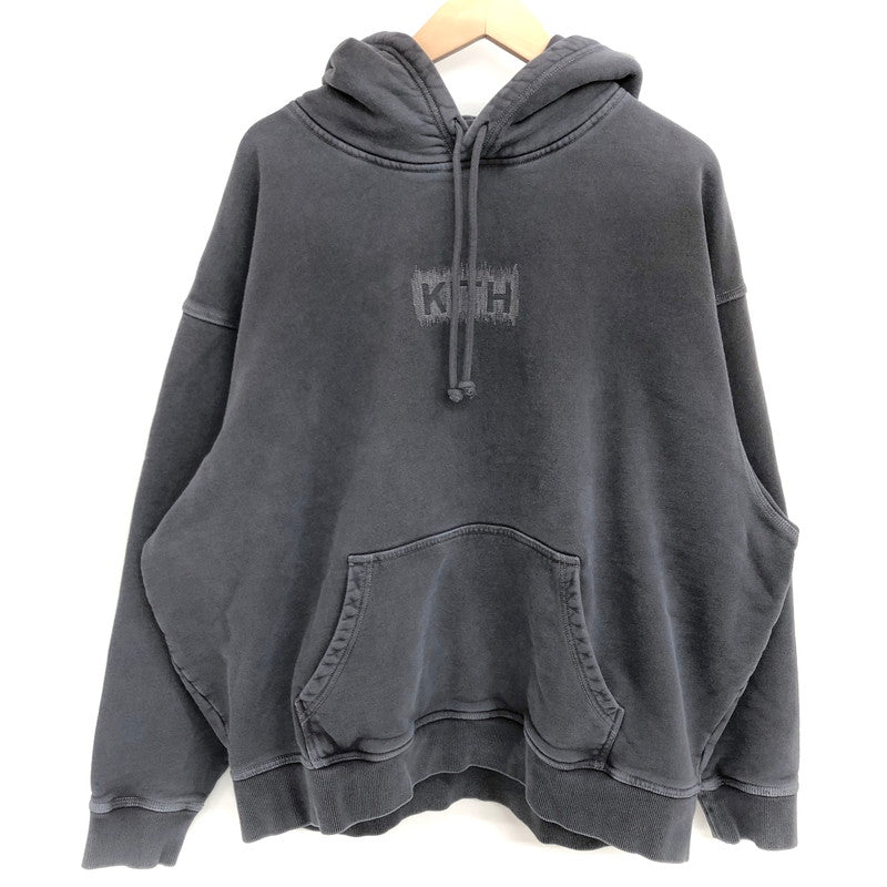 【現状渡し品】【メンズ】 KITH キス STITCH KHM031865 プルオーバー パーカー 長袖 トップス ストリート系 142-251128-rs-09-fur サイズ：XXL カラー：ダークグレー系 万代Net店