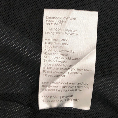 【現状渡し品】【メンズ】 RIPNDIP リップンディップ Mother Fish Baby Hooded Coach Jacket コーチジャケット アウター ストリート系 142-250827-rs-04-fur サイズ：M カラー：ブラック 万代Net店