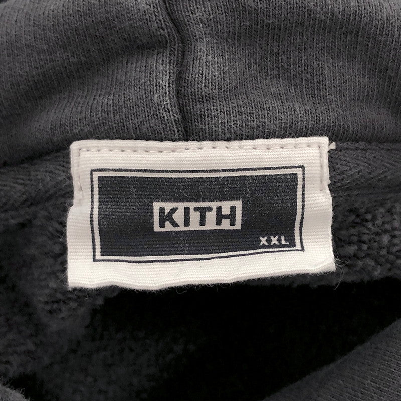 【現状渡し品】【メンズ】 KITH キス STITCH KHM031865 プルオーバー パーカー 長袖 トップス ストリート系 142-251128-rs-09-fur サイズ：XXL カラー：ダークグレー系 万代Net店