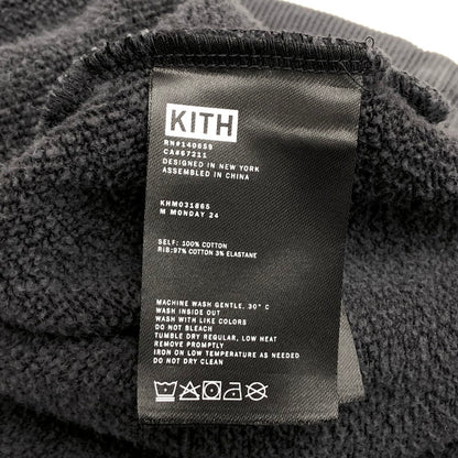 【現状渡し品】【メンズ】 KITH キス STITCH KHM031865 プルオーバー パーカー 長袖 トップス ストリート系 142-251128-rs-09-fur サイズ：XXL カラー：ダークグレー系 万代Net店