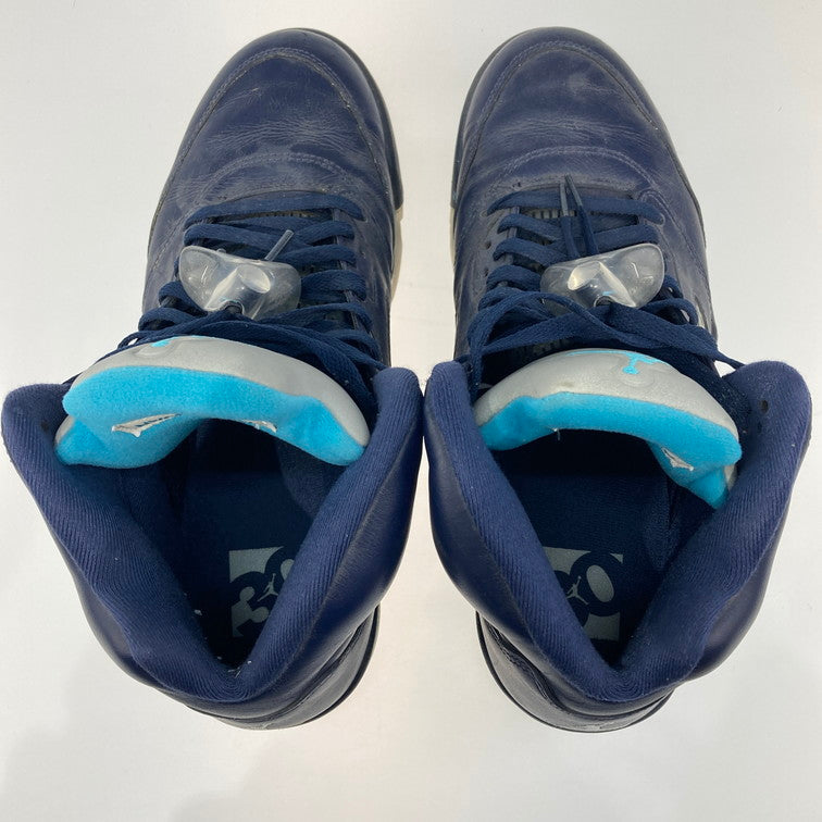 【中古品】【メンズ】 NIKE ナイキ 136027-405 AIR JORDAN 5 RETRO PRE-GRAPE エア ジョーダン 5 レトロ スニーカー 本体のみ（箱なし） 160-251019-WA-05-iwa サイズ：29 カラー：ネイビー系 万代Net店