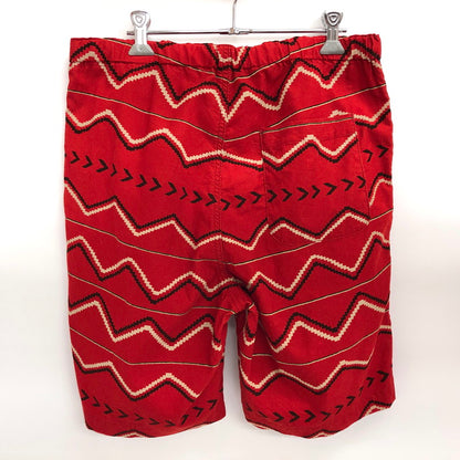 【中古品】【メンズ】 RADIALL ラディアル BUFFALO SHORTS RAD-15SS-PT018 バッファローショーツ ショートパンツ 短パン ボトムス ストリート系 153-250827-rs-06-fur サイズ：L カラー：レッド 万代Net店