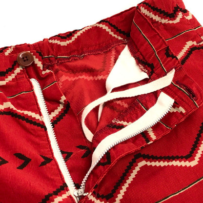 【中古品】【メンズ】 RADIALL ラディアル BUFFALO SHORTS RAD-15SS-PT018 バッファローショーツ ショートパンツ 短パン ボトムス ストリート系 153-250827-rs-06-fur サイズ：L カラー：レッド 万代Net店