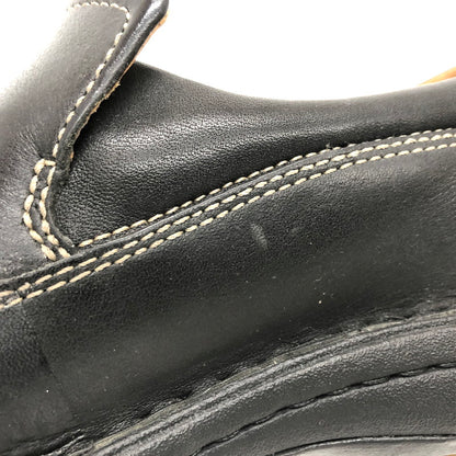 【現状渡し品】【メンズ】 Clarks クラークス 500690 ネイチャーイージー レザーシューズ スリッポン 靴 165-251128-rs-06-fur サイズ：UK8 1/2G (26.5cm相当) カラー：ブラック 万代Net店