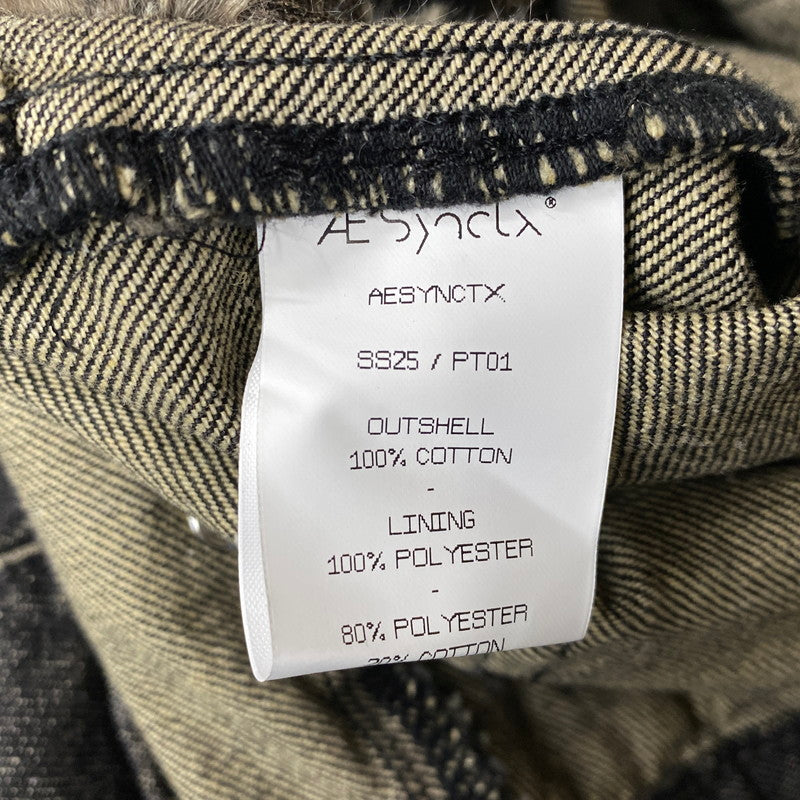 【中古品】【メンズ】 AESYNCTX エーイーシンクテックス WIDE PANTS ワイド パンツ ボトムス 153-260901-kh-01-izu サイズ：XL カラー：チャコール系 万代Net店