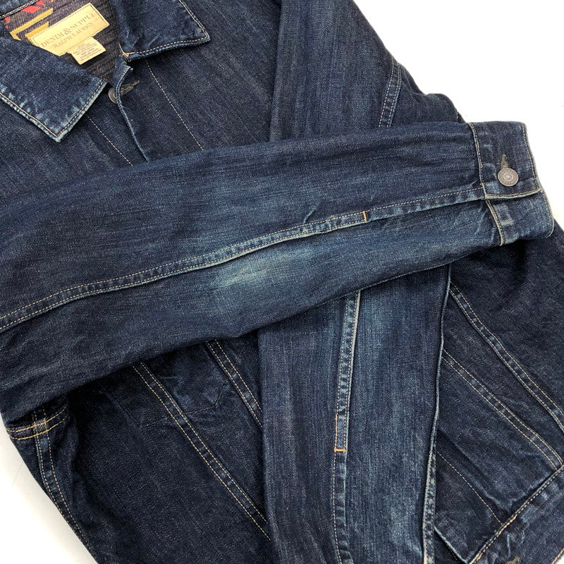 【中古品】【メンズ】 POLO RALPH LAUREN ポロ・ラルフローレン DENIM&SUPPLY DENIM JACKET MNDSDNMM4T00004 デニムジャケット Gジャン アウター 145-250109-rs-07-fur サイズ：M カラー：インディゴ 万代Net店