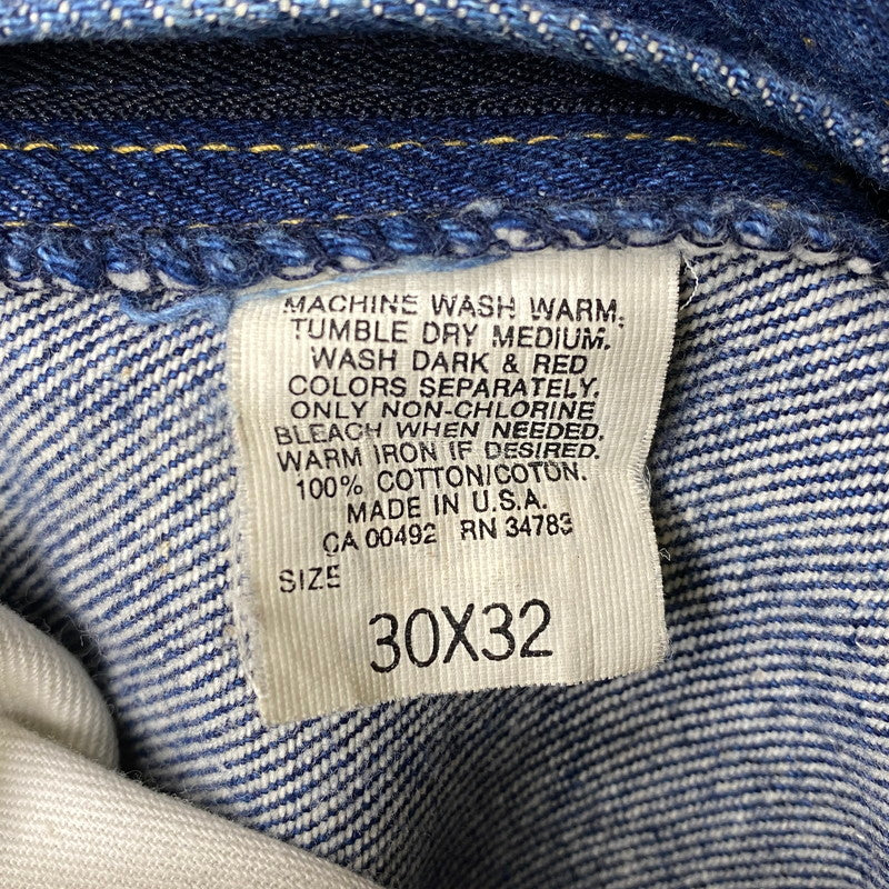 【中古品】【メンズ】 LEE リー 290-0041 USA製 42TALON ユニオンスタンプ 201 DENIM PANTS デニム パンツ ボトムス 157-260901-kh-02-izu サイズ：30×32 カラー：インディゴ 万代Net店