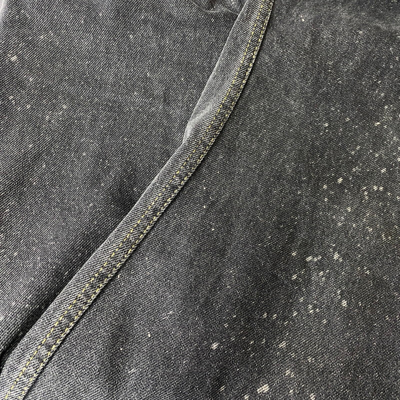 【中古品】【メンズ】 MAGLIANO マリアーノ SPRAY PAINT BLACK DENIM PANTS スプレー ペイント ブラック デニム パンツ ボトムス 152-260901-kh-03-izu サイズ：XS カラー：ブラック 万代Net店
