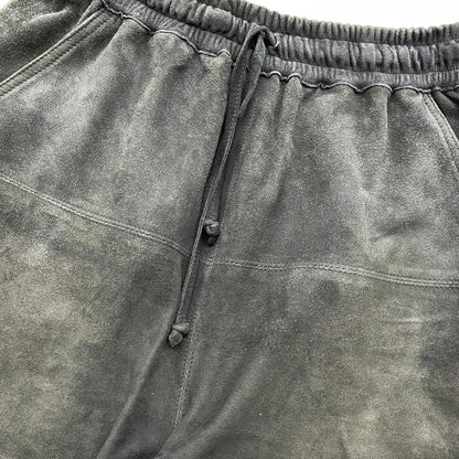 【中古品】【メンズ】 MAREA ERRE マレアエッレ GOAT SUEDE SHORTS ゴート スエード ショーツ ショートパンツ ボトムス 151-260901-kh-08-izu サイズ：S カラー：ブラック 万代Net店