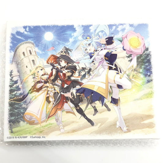 【中古美品】 この素晴らしい世界に祝福を! アクア＆カズマ＆めぐみん＆ダクネス キャンパスボード 伝説の冒険者パーティ 054-260105-mo-02-fur 万代Net店