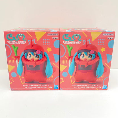 【未使用品】 BANDAI ガンダム45周年×初音ミク フィギュア シャアザクぐるみ 初音ミクVer. 054-260324-mo-06-fur 万代Net店