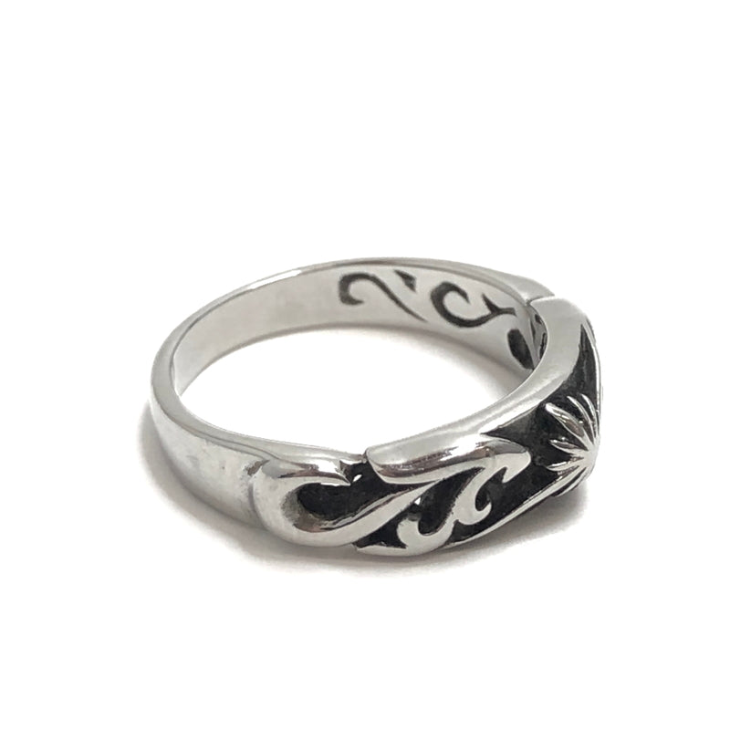 【中古品】【メンズ/レディース】 SAAD サード SUN SYMBOL RING サンシンボル 太陽神 リング 指輪 SUS316L アクセサリー 191-261016-rs-03-fur サイズ：表記なし(実寸：約11号) カラー：シルバー 万代Net店