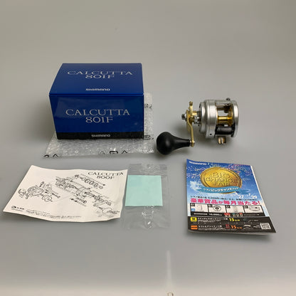 【現状渡し品】 SHIMANO シマノ １３カルカッタ 801F 釣具 ベイトリール 134-260722-AS-5-min 万代Net店