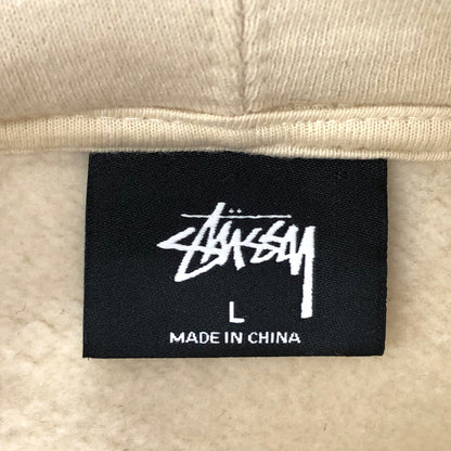 【中古品】【メンズ】 STUSSY ステューシー Global Design Corp Hooded Sweat 1924506 プルオーバー フーディ パーカー 長袖 トップス ストリート系 142-250110-rs-02-fur サイズ：L カラー：クリーム系 万代Net店