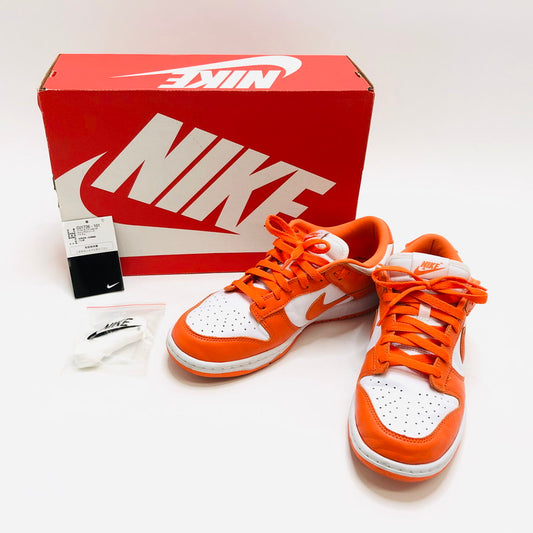 【現状渡し品】【メンズ】 NIKE ナイキ DUNK LOW SP "SYRACUSE" CU1726-101 ダンク ロー SP "シラキュース" スニーカー シューズ 靴 160-250828-hn-01-fur サイズ：26.5cm US 8.5 カラー：オレンジ/ホワイト 万代Net店