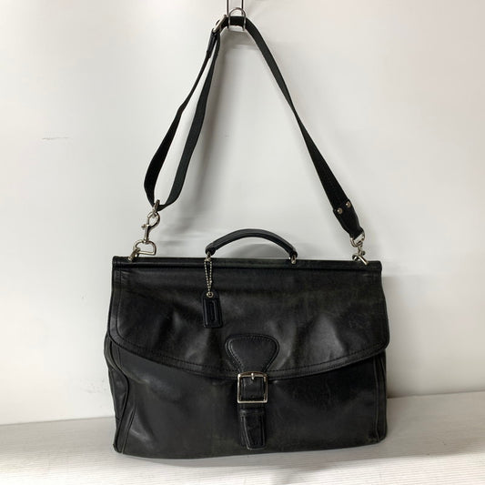 【現状渡し品】【メンズ】 COACH コーチ F70098 BEEKMAN BLACK LEATHER BRIEFCASE ビークマン ブラック レザー ブリーフケース ビジネスバッグ カバン 鞄 180-250112-mm-2-izu カラー：ブラック 黒 万代Net店