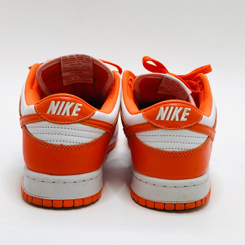 【現状渡し品】【メンズ】 NIKE ナイキ DUNK LOW SP "SYRACUSE" CU1726-101 ダンク ロー SP "シラキュース" スニーカー シューズ 靴 160-250828-hn-01-fur サイズ：26.5cm US 8.5 カラー：オレンジ/ホワイト 万代Net店