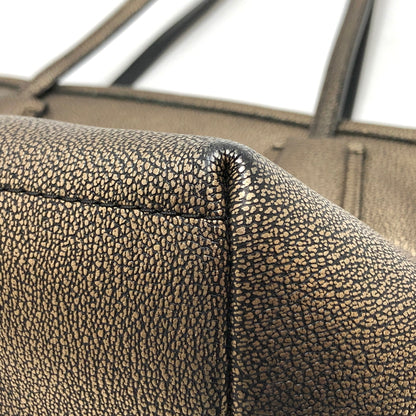 【中古品】【レディース】 COACH コーチ 33744 タクシー ジップ トップ トート トートバッグ 鞄 180-261016-rs-06-fur カラー：メタリックブロンズ 万代Net店