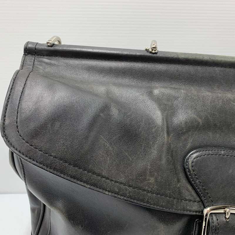 【現状渡し品】【メンズ】 COACH コーチ F70098 BEEKMAN BLACK LEATHER BRIEFCASE ビークマン ブラック レザー ブリーフケース ビジネスバッグ カバン 鞄 180-250112-mm-2-izu カラー：ブラック 黒 万代Net店