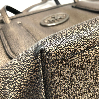 【中古品】【レディース】 COACH コーチ 33744 タクシー ジップ トップ トート トートバッグ 鞄 180-261016-rs-06-fur カラー：メタリックブロンズ 万代Net店