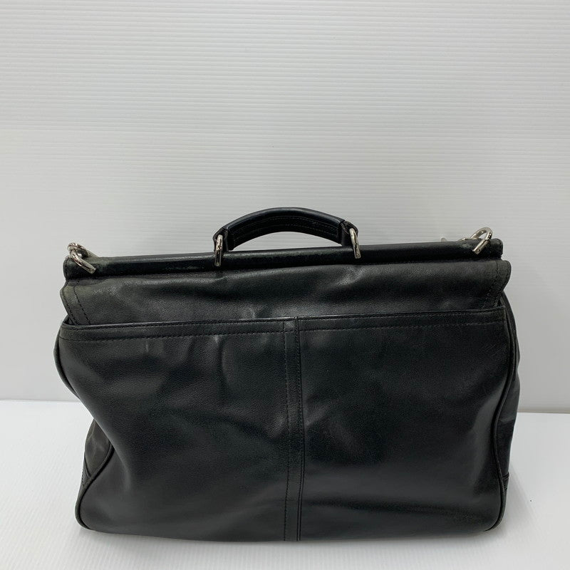 【現状渡し品】【メンズ】 COACH コーチ F70098 BEEKMAN BLACK LEATHER BRIEFCASE ビークマン ブラック レザー ブリーフケース ビジネスバッグ カバン 鞄 180-250112-mm-2-izu カラー：ブラック 黒 万代Net店