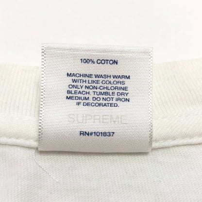 【現状渡し品】【メンズ】 SUPREME × JEAN PAUL GAULTIER シュプリーム ジャンポール・ゴルチエ S/S TEE 半袖 Tシャツ トップス 古着 149-261016-rs-07-fur サイズ：M カラー：ホワイト 万代Net店