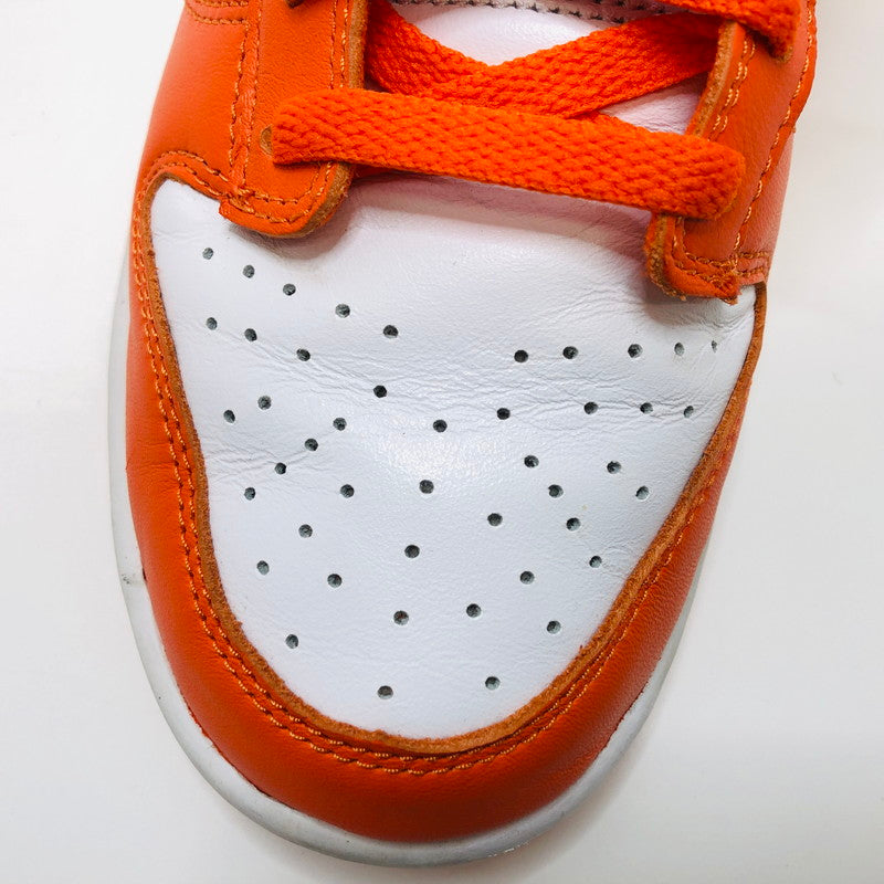【現状渡し品】【メンズ】 NIKE ナイキ DUNK LOW SP "SYRACUSE" CU1726-101 ダンク ロー SP "シラキュース" スニーカー シューズ 靴 160-250828-hn-01-fur サイズ：26.5cm US 8.5 カラー：オレンジ/ホワイト 万代Net店