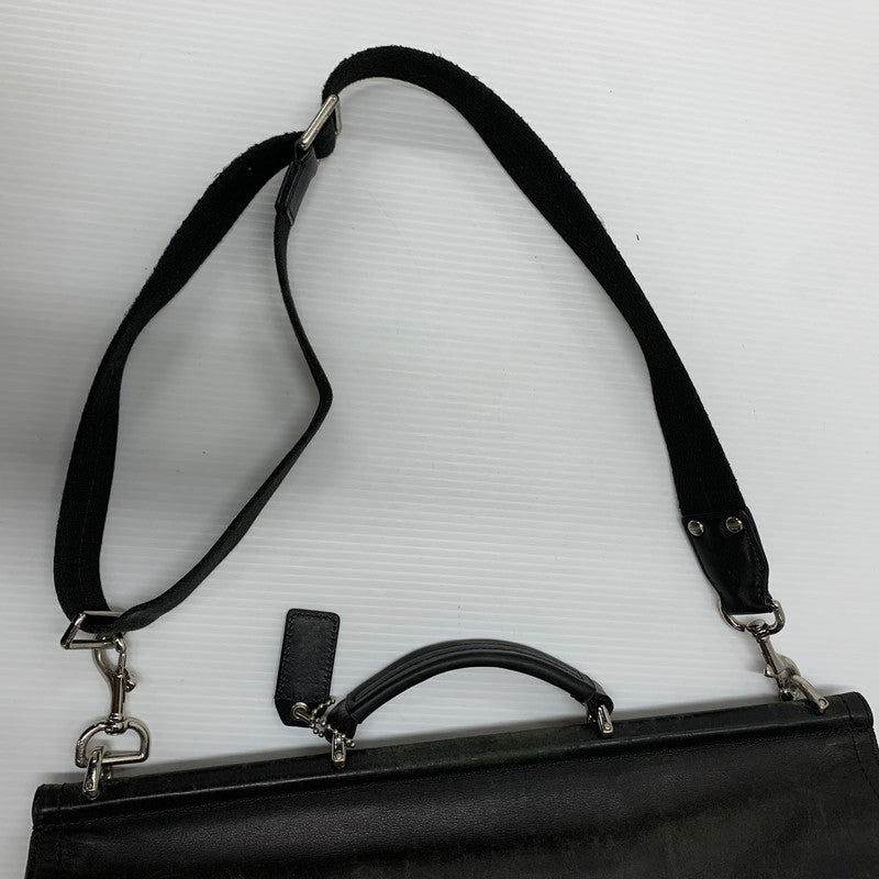 【現状渡し品】【メンズ】 COACH コーチ F70098 BEEKMAN BLACK LEATHER BRIEFCASE ビークマン ブラック レザー ブリーフケース ビジネスバッグ カバン 鞄 180-250112-mm-2-izu カラー：ブラック 黒 万代Net店