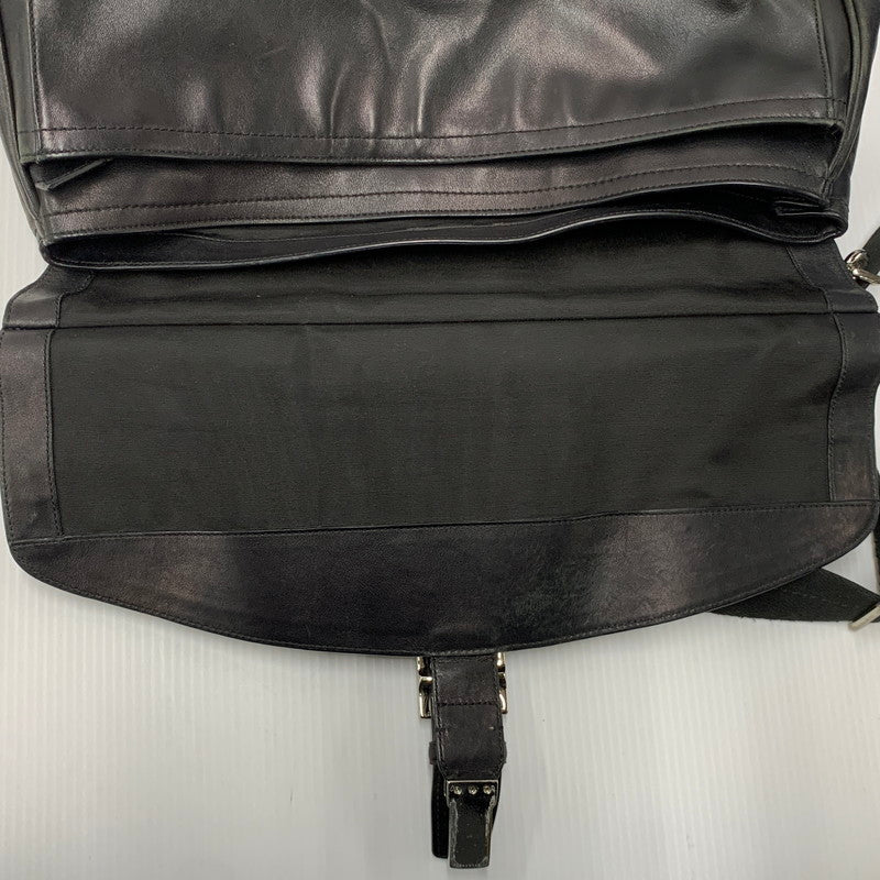 【現状渡し品】【メンズ】 COACH コーチ F70098 BEEKMAN BLACK LEATHER BRIEFCASE ビークマン ブラック レザー ブリーフケース ビジネスバッグ カバン 鞄 180-250112-mm-2-izu カラー：ブラック 黒 万代Net店