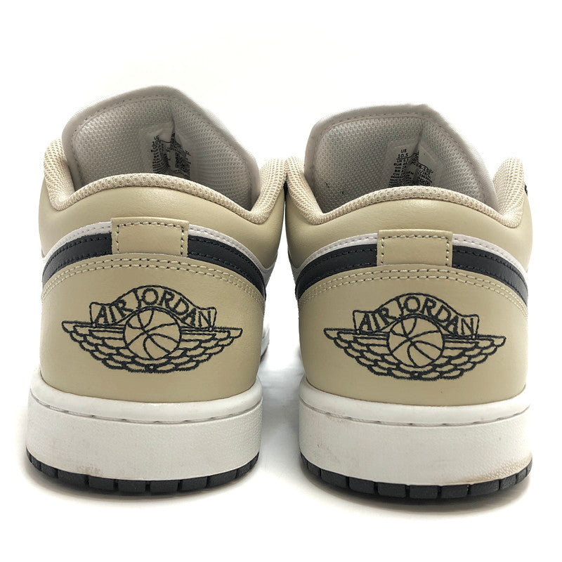 【中古品】【メンズ】 NIKE ナイキ Air Jordan 1 Low "Summit White/Off Noir" 553558-153 エアジョーダン ロー サミットホワイト オフノワール スニーカー シューズ 靴 160-260209-rs-04-fur サイズ：28.5cm US10.5 カラー：ホワイト/ブラック/ベージュ系 万代Net店