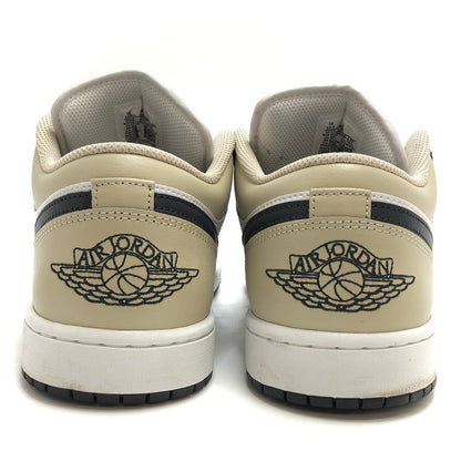 【中古品】【メンズ】 NIKE ナイキ Air Jordan 1 Low "Summit White/Off Noir" 553558-153 エアジョーダン ロー サミットホワイト オフノワール スニーカー シューズ 靴 160-260209-rs-04-fur サイズ：28.5cm US10.5 カラー：ホワイト/ブラック/ベージュ系 万代Net店