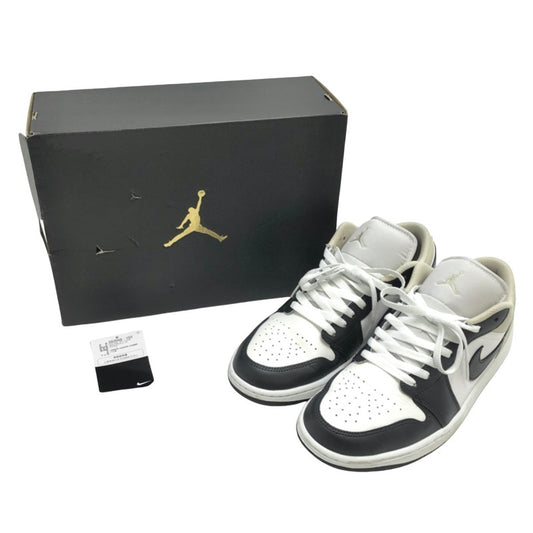 【中古品】【メンズ】 NIKE ナイキ Air Jordan 1 Low "Summit White/Off Noir" 553558-153 エアジョーダン ロー サミットホワイト オフノワール スニーカー シューズ 靴 160-260209-rs-04-fur サイズ：28.5cm US10.5 カラー：ホワイト/ブラック/ベージュ系 万代Net店