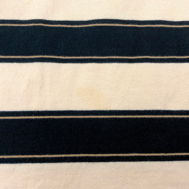 【中古品】【メンズ】 WESTRIDE ウエストライド BORDER S/S TEE ボーダー Tシャツ 半袖 トップス アメカジ系 145-250526-rs-05-fur サイズ：38 カラー：ブラック/ベージュ 万代Net店