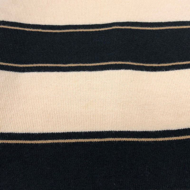 【中古品】【メンズ】 WESTRIDE ウエストライド BORDER S/S TEE ボーダー Tシャツ 半袖 トップス アメカジ系 145-250526-rs-05-fur サイズ：38 カラー：ブラック/ベージュ 万代Net店