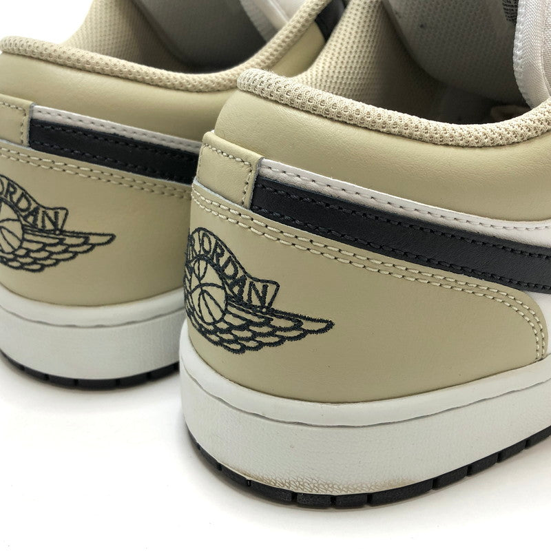 【中古品】【メンズ】 NIKE ナイキ Air Jordan 1 Low "Summit White/Off Noir" 553558-153 エアジョーダン ロー サミットホワイト オフノワール スニーカー シューズ 靴 160-260209-rs-04-fur サイズ：28.5cm US10.5 カラー：ホワイト/ブラック/ベージュ系 万代Net店