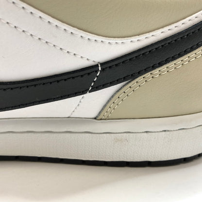 【中古品】【メンズ】 NIKE ナイキ Air Jordan 1 Low "Summit White/Off Noir" 553558-153 エアジョーダン ロー サミットホワイト オフノワール スニーカー シューズ 靴 160-260209-rs-04-fur サイズ：28.5cm US10.5 カラー：ホワイト/ブラック/ベージュ系 万代Net店